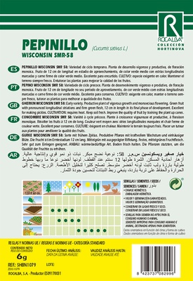 Semilla Pepinillo Wisconsin Smr 58