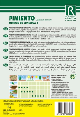 Semilla Pimiento Morron de Conserva 2