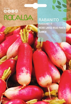 Semilla Rabanito Medio Largo Rojo Punta blanca Semilla Rabanito Medio Largo Rojo Punta blanca