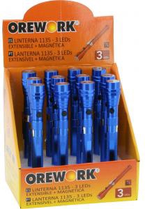 Linterna Orework 1135 Led Exte Magn. Pilas