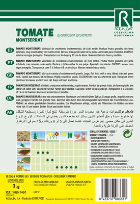 Semilla Tomate Montserrat