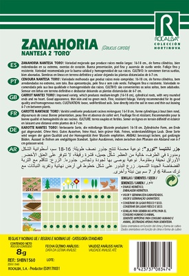 Semilla Zanahoria Nantesa 2 