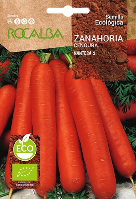Semilla Ecologica Zanahoria Nantesa 2