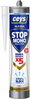 Sella Ceys Stop Moho x5 Translucido Cartucho 280 ml Sella Ceys Stop Moho x5 Translucido Cartucho 280 ml
