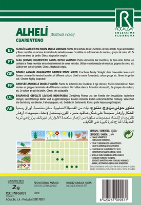 Semilla Alheli Cuarenteno Anual Doble, Variado