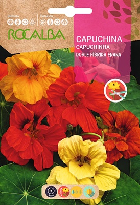 Semilla Capuchina Doble Hib Enana Variada