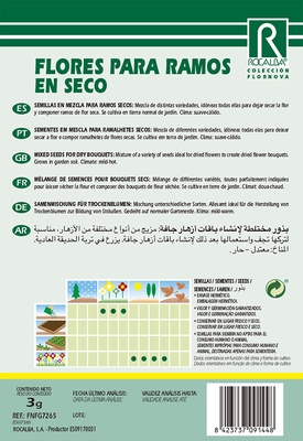 Semilla Flores para Ramos en Seco