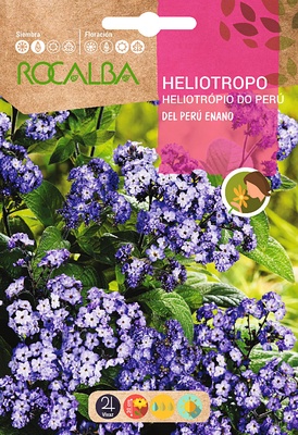 Semilla Heliotropo del Peru Enano Azul
