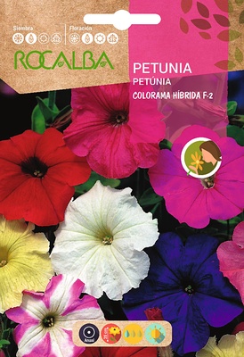 Semilla Petunia Colorama Hib.f-2, Variada Semilla Petunia Colorama Hib.f-2, Variada