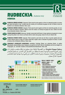 Semilla Rudbeckia Hibrida Variada