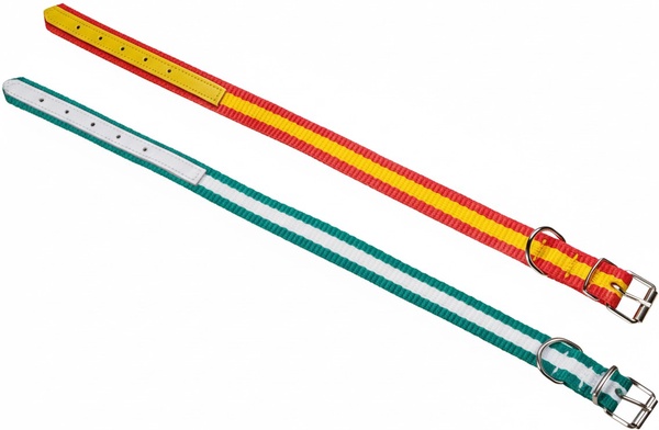 Collar Bandera 55 x 2 cm. Cinta Nylon/ Serraje