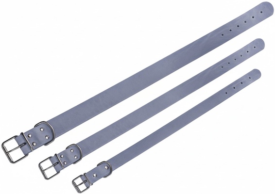 Collar Cuero Cromo 55x2.7 cm