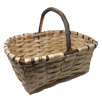 Cesta Madera Rectangular Artesanal Nº2 Cesta Madera Rectangular Artesanal Nº2