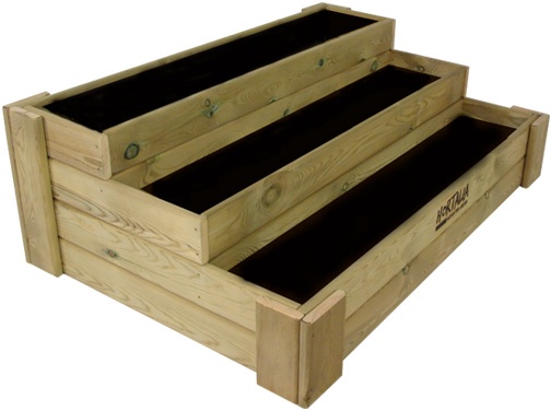 Huerto Madera Escalera Box Stairs120