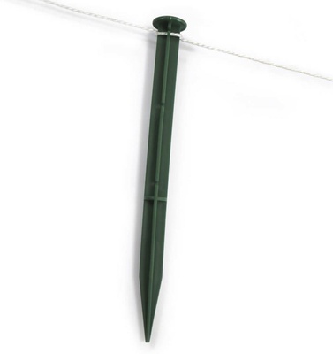 Kit 2 Piquetas Mas Cuerda Plantacion 25mt 3mm