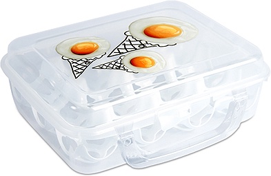 Huevera Colonia Rectangular Iml Huevos con Asa 12 Un