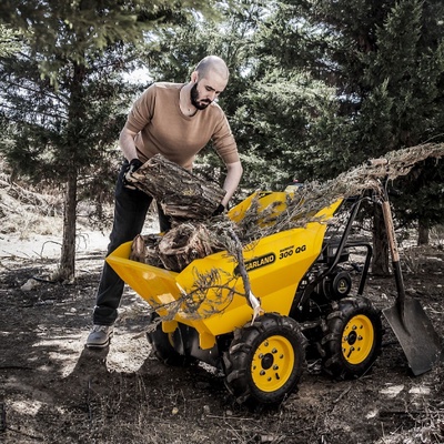 Carretilla Motor Gasolina Garland 4x4 Barrow 400qg-v25