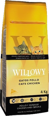 Pienso Willowy Gatos Pollo 4kg