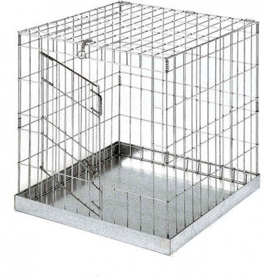 Jaula Cubica Exposicion 60x60 con Puerta Frontal