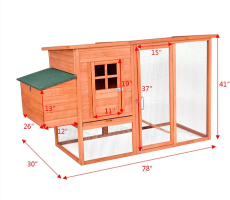 Gallinero Caseta Madera Gallinas Lyon