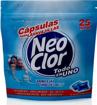 Capsulas Neoclor Lavavajillas 25u