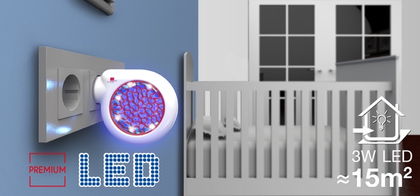 Mini Lampara Mata Insectos Moscas y Mosquitos Led 3 Watt