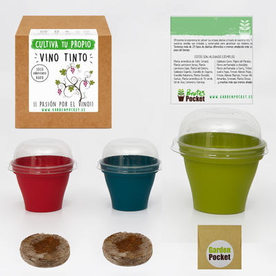 Kit Brotes Pocket Vino Tinto