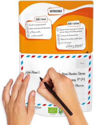 Postal Lo Nuestro Crecera -germinados Brocoli