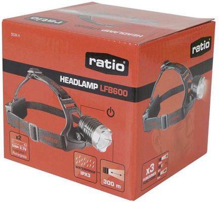 Linterna Frontal Led Cree 600lm Recargable