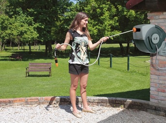 Enrollador Manguera Automatico de Pared 30 metros