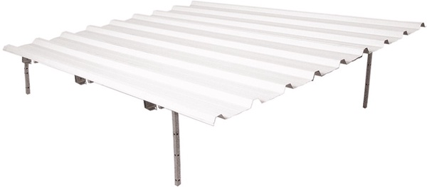 Techo Chapa Box Perros 2m