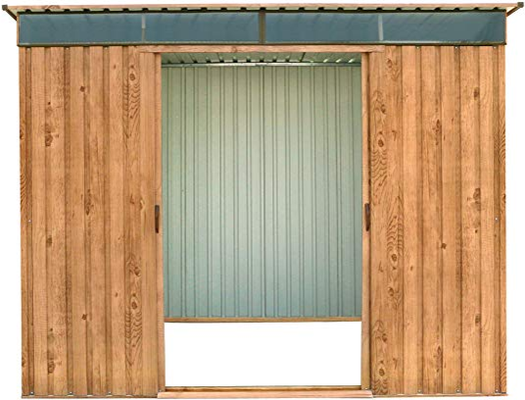 Caseta Metalica Jardin Duramax Modelo Skylight  Pent Roof 8x6