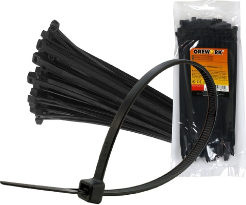 Brida Nylon Orework Negra 4,6x180mm 100u