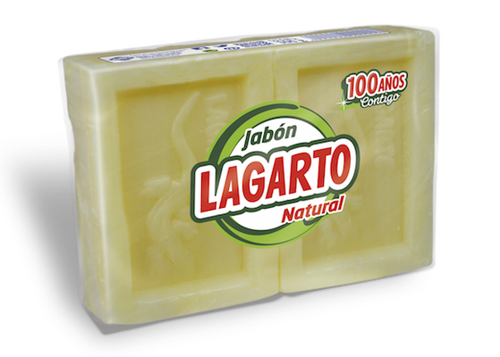 Pastilla Jabon Lagarto Natural 2x150 gr
