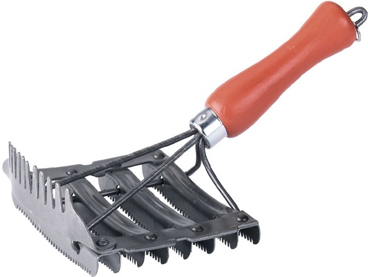 Almohaza Metalica 8 hileras con Peine para crin