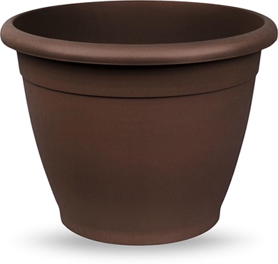 Maceta Naxos Plastico Bronzo 25cm