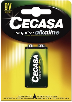 Pila Cegasa Super Alcalina 9v 6lr61