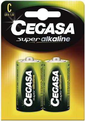 Pila Cegasa Super Alcalina C Lr14 Blister 2 Unidades