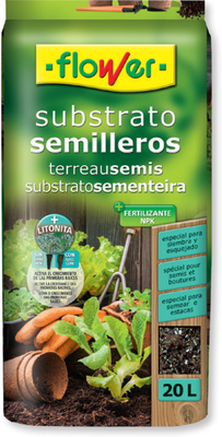 Sustrato Semilleros Flower 20 litros
