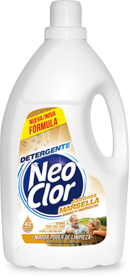 Detergente Liquido Neoclor Jabon de Marsella 2,94l / 42 Lavados