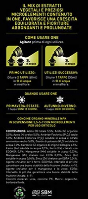 Abono Liquido Nutri 1 One Fertilizante Premium 500 Ml