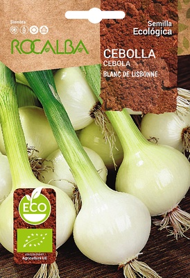 Semilla Ecologica Cebolla Blanc de Lisbone