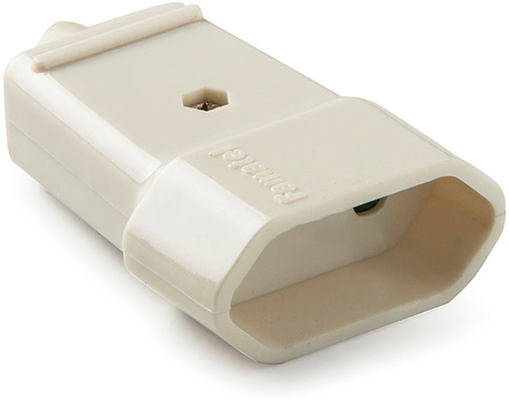 Base Movil 10a - 250v Blanco Duolec