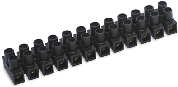 Regleta Conexion 2.5mm 24a Negro Duolec