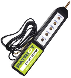 Comprobador Cercas Patriot Tester Ptt 5 Lamparas Comprobador Cercas Patriot Tester Ptt 5 Lamparas