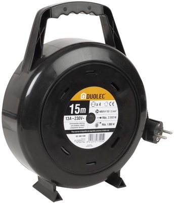 Enrollacable Domestico 15 m Max. 3000 W