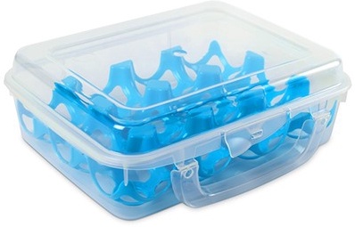 Huevera Colonia Rectangular con Asa 12 Uds