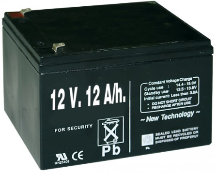 Pila Recargable 12 V. 12 A/h.