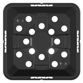 Maceta Cuadrada Semillero Teku Mqd 0,49l 9x9x9.5cm