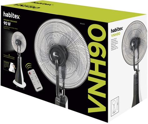 Ventilador nebulizador refrescante Habitex Vnh90
